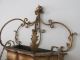 Omg Old Vintage Italian Wall Display Planter Or Display Metal Wood Very Ornate Other Antique Decorative Arts photo 4