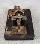 Vintage Early Small Telegraph Clicker Key Bakelite Base 2.  5 