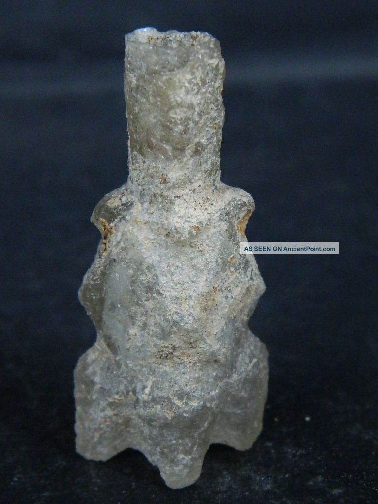 Ancient Glass Bottle Roman 200 Bc Gs43 Greek photo