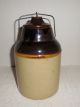 Vintage The Weir Stoneware Canning Jar Crock With Bale Patent Date 3/1/1892 Crocks photo 2