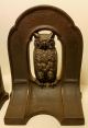 Pair Antique/vintage Bradley And Hubbard Cast Iron Owl Bookends B&h Metalware photo 2