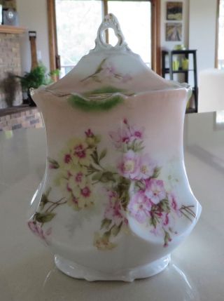 Lovely Antique Biscuit Jar Made In Germany photo