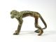 African Antique Cast Bronze Akan Ashanti Gold Weight - A Monkey 7 Sculptures & Statues photo 6