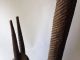 Vintage Carved Wood Chiwara Antelope Headdress Bambara Banama Mali Africa 40 