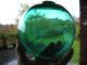 A Very Rare,  Green Fishing Float Ball Oresten Stranne Sweden 6 