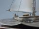 Finest Hand Crafted Japanese Sterling Silver 960 Model Ship Yacht By Seki Japan Other Antique Sterling Silver photo 2