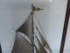 Finest Hand Crafted Japanese Sterling Silver 960 Model Ship Yacht By Seki Japan Other Antique Sterling Silver photo 3