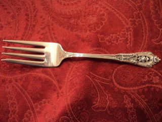 Wallace Rose Point Sterling Salad Fork 6 1/4 