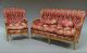 Stunning French Antique Style Louis Xv Sofa Suite Settee And Two Armchairs Wow 1900-1950 photo 3