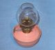 Vintage Small Pink Kelly / Pixie / Nursery Oil Lamp 20th Century photo 1