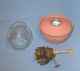 Vintage Small Pink Kelly / Pixie / Nursery Oil Lamp 20th Century photo 3