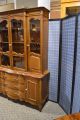Vintage French Provincial Style Cherry China Cabinet Post-1950 photo 11