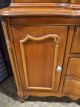 Vintage French Provincial Style Cherry China Cabinet Post-1950 photo 7