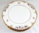 3 Fab Antique Lewis Straus Limoges China Dessert Plates White Blue Floral Gold Plates & Chargers photo 5