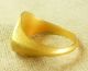 Rare Ancient Roman Solid Gold Ring Swan Intaglio Only One Piece Size11 Roman photo 4