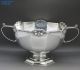 Antique Stunning Heavy Solid Sterling Silver Twin Handled Rose Bowl,  807g,  1918 Bowls photo 3