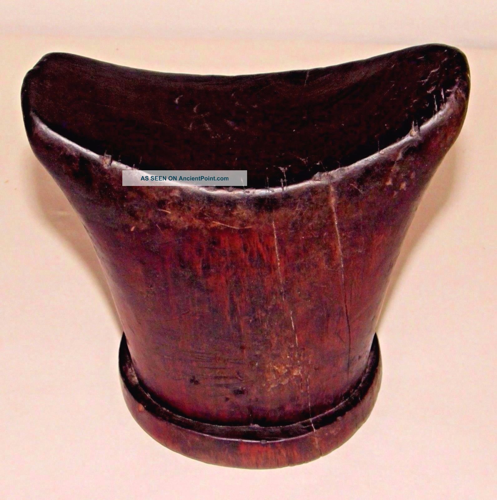 Antique Handmade African Carved Headrest Late 19thc / Gurage Ethiopia / E.  Africa Other African Antiques photo