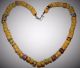 Antique Venetian Glass African Trade Beads Ethnic Design 25 ½” Necklace Jewelry photo 6