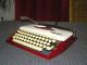 Limited Edition Adler Tippa S Dual Tone Burgundy Cream Typewriter 70s. Typewriters photo 1
