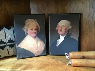 George & Martha Washington 5x7 Portrait Pair photo