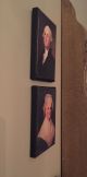 George & Martha Washington 5x7 Portrait Pair Primitives photo 3