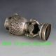 Chinese Hand Carved Silver Copper Louts Incense Burner W Foo Dog Lid Incense Burners photo 9
