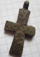 Viking Period Bronze Cross Psevdo Enkolpion 900 - 1300 Ad Vf, Viking photo 10