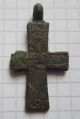 Viking Period Bronze Cross Psevdo Enkolpion 900 - 1300 Ad Vf, Viking photo 1