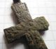 Viking Period Bronze Cross Psevdo Enkolpion 900 - 1300 Ad Vf, Viking photo 7