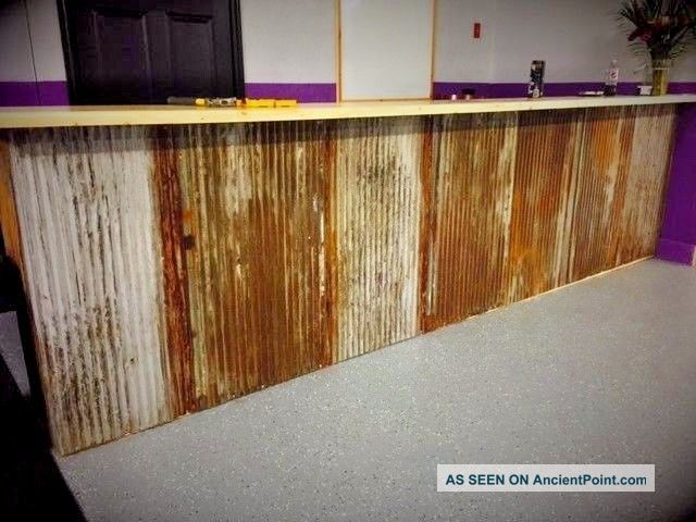 Full Sheets Reclaimed Metal/tin/roofing/corrugated/flat Rate Ship W/1,  000 ' Primitives photo