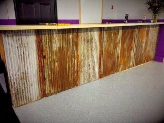 Full Sheets Reclaimed Metal/tin/roofing/corrugated/flat Rate Ship W/1,  000 ' photo
