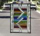 • Wild Thing • Beveled Stained Glass Window Panel • 25 3/4 - 18 3/4 