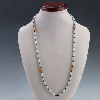 Chinese Natural Handcraft Jade Necklaces photo