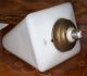 Vintage Kopp Exit Light Glass Shade W/ Porcelain Socket Adapter Chandeliers, Fixtures, Sconces photo 3