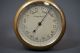 Victorian Antique German Military Aneroid Pocket Barometer Gild Brass W Case Barometers photo 2