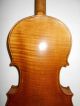 Old Antique Vintage 1 Pc Curly Maple Back Full Size Violin - String photo 1