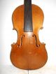 Old Antique Vintage 1 Pc Curly Maple Back Full Size Violin - String photo 3