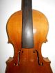 Old Antique Vintage 1 Pc Curly Maple Back Full Size Violin - String photo 4