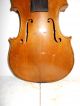 Old Antique Vintage 1 Pc Curly Maple Back Full Size Violin - String photo 5