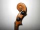 Old Antique Vintage 1 Pc Curly Maple Back Full Size Violin - String photo 6