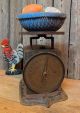 19th C Antique Primitive 1865 Universal Farm House Rustic Kitchen Scale Primitives photo 10