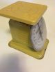 Vintage 1906 Sears Roebuck & Co.  Metal Scale Mustard Yellow Hard To Find Rare Scales photo 1