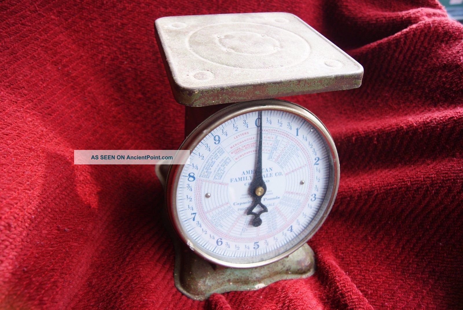 American Family Scale (1913 Patent) 10 Pounds Scales photo