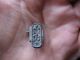 Celtic Rune Amulet Ancient Celtic Billon Silver Pendant 600 - 400 B.  C. Celtic photo 3