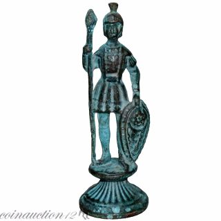 An Intact Roman Style Ae Soldier Statue Circa 1700 Ad photo