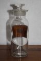 Antique Chemist Apothecary Medicine Jar Under Glass Label Ground Stopper Bottle Bottles & Jars photo 2