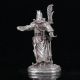 Old Chinese Tibet Silver Hand Carved General Guan Yu Statue C532 Buddha photo 5