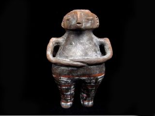 Neolithic Ceramic Idol With 2 Faces –vi Millennia B.  C,  Replica photo
