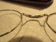 Beatles Lennon Antique Vintage Windsor Round Eyeglasses Rare White Gold Optical photo 5