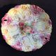 German Porcelain Plate - Iridescent Pierced Embossed Cabinet Plate Roses Scrolls Plates & Chargers photo 1